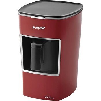 K-3300 Kırmızı Mini Telve Türk Kahve Makinesi