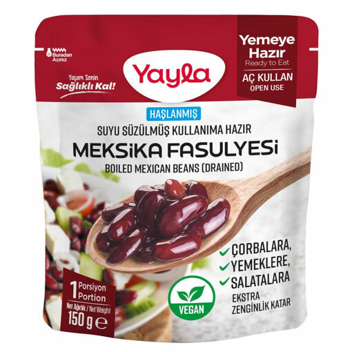 Yayla Haşlanmış Meksika Fasulyesi 150 Gr