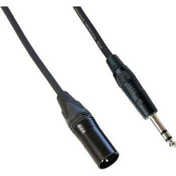 Larkin Klotz & Neutrik Balanslı Xlr Erkek - 1/4'' Trs Jack Hoparlör Kablosu Yeşil - 10 Metre