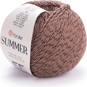 Yarnart Summer Yumuşak Parlak Örgü Ipi 100 gr - 49 Kahverengi