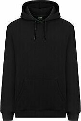 MY SPORT 5017 Erkek Yumuşacık Kapüşonlu Organik Pamuk Kanguru Cepli Regular Siyah Sweatshirt