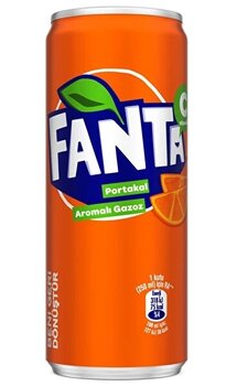 Fanta Portakal Kutu 250 Ml