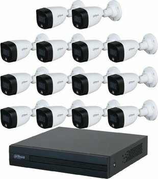 Dahua 14 Kameralı Renkli Gece Görüşlü Full Hd Güvenlik Kamera Seti
