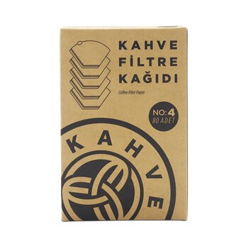 Kahve Dünyası Filtre Kahve Kağıdı 4 Numara 80'Li