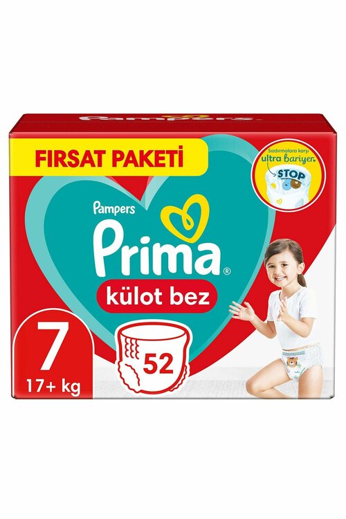 Prima Külot Bez Fırsat Paket 7 Beden XXL 52'li 17+ Kg