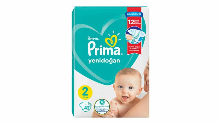 Prima Yenidogan No :2 Bebek Bezi 4-8 kg 42'li
