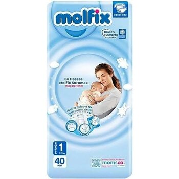 Molfix Yenidoğan 1 Numara 40'lı Paket Bebek Bezi