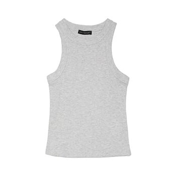 Halter Yaka Basic Fitilli Atlet Lacivert