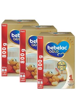 Bebelac Gold 1 Bebek Sütü 800 gr 3'lü Paket
