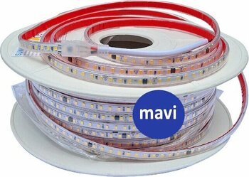 Şerit Led 120 Led 220v 100 Metre Makara Renk Seçimi-metre Seçimi Mavi-100 Metre