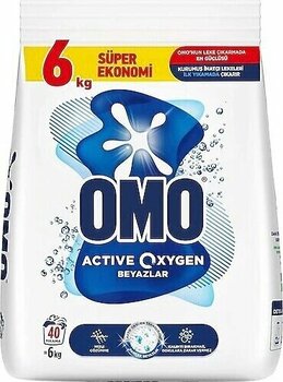 Omo Active Oxygen Beyazlar için 6 kg Toz Deterjan