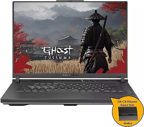 Asus Rog Strix G16 N3159 Zi746 16 inç Intel Core i7 13650HX 48 GB 512 GB SSD NVIDIA GeForce RTX 4060 Windows 11 Professional