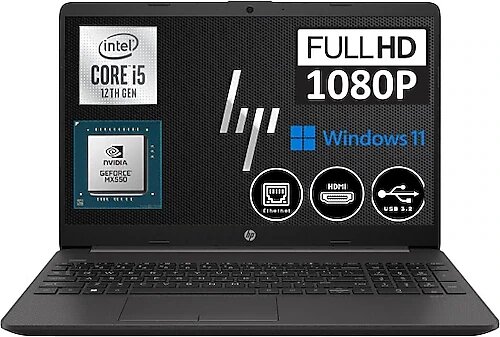 HP 250 G9 6Q8M6ES30 15.6 inç Intel Core i5 1235U 64 GB 512 GB SSD NVIDIA GeForce MX550 Windows 10 Home