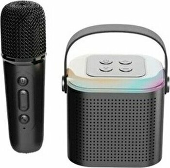 Hasuba Taşınabilir Bluetooth 5 Kablosuz Profesyonel Mini Mikrofon K3 Beyaz Renkli Mikrofon - Siyah