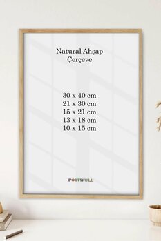 Postifull Ahşap Çerçeve, Poster ve Fotoğraf Çerçevesi, Resim Duvar Çerçevesi, Salon, Mutfak, Ofis Çerçevesi