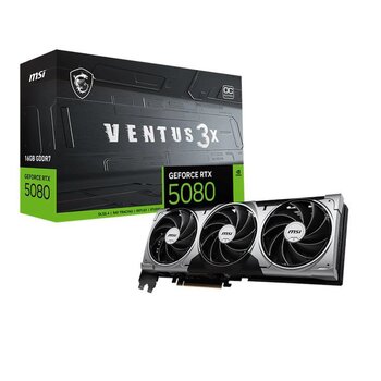Msi Geforce Rtx5080 16g Ventus 3x Oc 16gb Gdrr7 256bit 1xhdmi 3xdp Ekran Karti