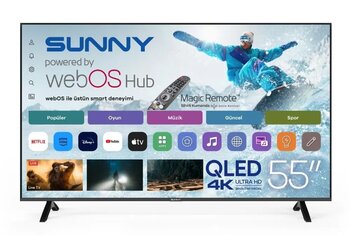 Sunny SN55QMN252 4K Ultra HD 55 inç QLED Smart TV