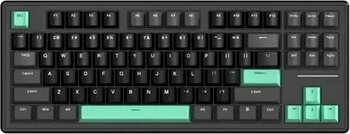 Silabor Attack Shark M87 Siyah Yeşil RGB Kablosuz Bluetooth 5.0 2.4G USB-C Mekanik Oyuncu Klavye