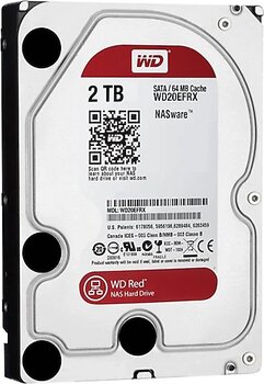 Western Digital Red WD20EFRX 2 TB 5400 RPM 150 MB/s Harddisk