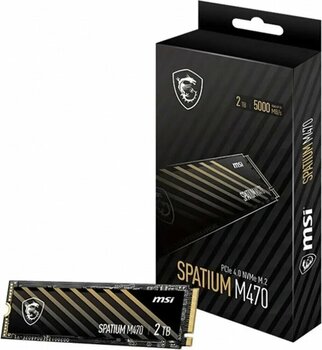 Msi Ssd Spatium M470 Pro Pcie 4.0 Nvme M.2 1tb R:6000 W:4500