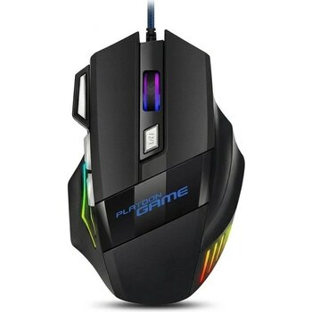 Platoon PL-1947 Rgb Işıklı Kablolu Mouse - Siyah