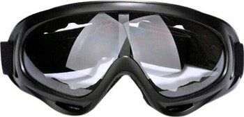 Diğer Uv400 Koruyucu Lens Rüzgar Geçirmez Toz Geçirmez Siyah Şeffaf Kayak Gözlüğü