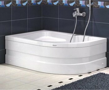 Shower 80x110 Ferısya Asimetrik Oval Mini Küvet