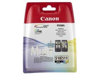 Canon Pg-510 Cl-511 Photo Value Kağıt Hediyeli 2 Li Mürekkep Kartuş