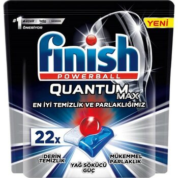 Finish Quantum Max X2 Bulaşık Makinesi Deterjanı 22 Kapsül