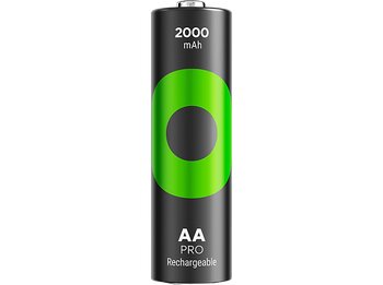 Gp 4X 2000 MAH Recyko Pro Şarj Edilebilir AA Pil Siyah