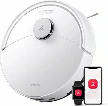 Roborock Q8 Max Pro Beyaz Süpürme ve Silme Var 10 000 Pa Robot Süpürge+Mop