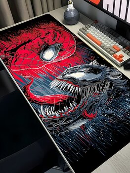 Charmbi Örümcek Adam 40x90 ProControl Mouse Pad Gaming Mousepad Kaymaz Taban Büyük Oyuncu Ultra Pürüzsüz