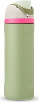 304 L Çelik Yeşil Kulplu Pipetli 950 Ml Ilık Soğuk İçecek Termos Suluk Mt238ys Yeşil