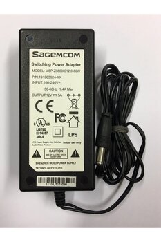 Arduino 12v 5a Ac/dc Smps Adaptör , Masa Üstü Modeli Ucu: 2.5mm (siyah)