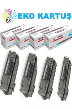 Hp 505A 05A Ce505a) Ekonomik Avantajlı 4Paket Toner Muadil Yüksek Kapasite 2700 Sayfa