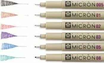 Sakura Pigma Micron Renkli Çizim Kalemi 0.45 Mm Siyah
