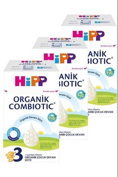 Hipp 3 Organik Combiotic Devam Sütü 800 Gr 3 Adet