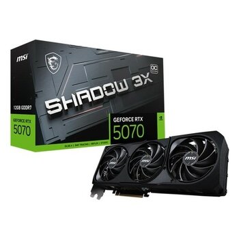 Verto Msı Geforce RTX5070 12G Shadow 3x Oc 12GB Gddr7 192BIT 1xhdmı 3xdp Ekran Kartı