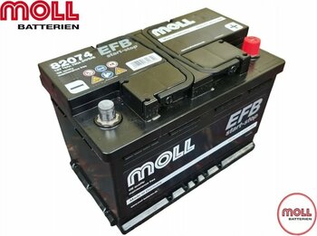 MOLL 12V 74 AH EFB START STOP AKÜ