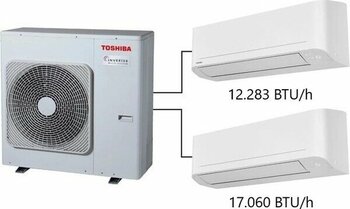 Toshiba 2m Multi Split Klima 12.000+17.000 Btu/h A+++
