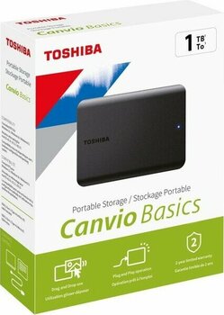 Toshiba 1TB Canvio Basics 2.5" USB3.2 TOSHIBA HDTB510EK3AA (USB2.0 Uyumlu)