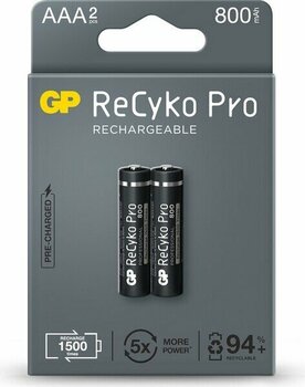 GP 2'li ReCyko Pro 850 Serisi NiMH AAA İnce Kalem Boy Şarjlı Pil(GP85AAAHCBEMTR-2GBE2)