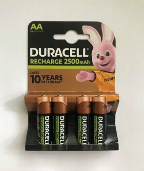 Duracell 2500mAh Şarjlı Kalem Pil AA Tipi 4 Adet Uzun Ömürlü ve Dayanıklı