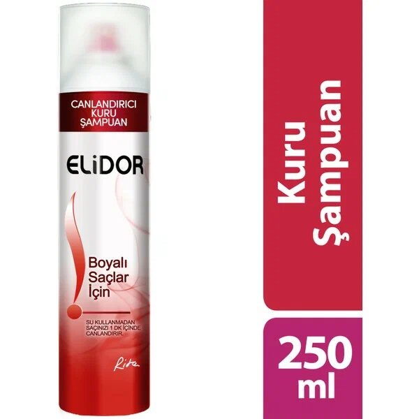Elidor Boyalı Saçlar İçin Canlandırıcı Kuru Şampuan 250 ml