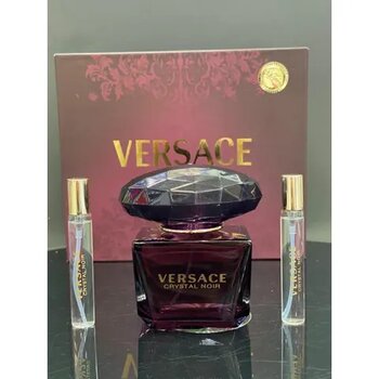 Versace 90 ml Kadın Crystal Noir Set Edp Parfüm