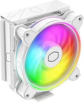 Master Hyper 212 Halo Beyaz Cpu Soğutucu - 120MM Fan Destek Amd ve Intel Cpu Soketi Am5, Am4/lga 1700, 1200, 1151, 1150 Pwm Kasa Fanları 51.88 Cfm Hava Akışı 4 Isı Borusu Gen 2 Argb