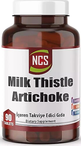 NCS Deve Dikeni Enginar 90 Tablet Kara Hindiba Zencefil Turp Maydanoz Zerdeçal Milk Thistle Dulavratotu