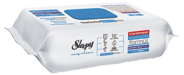 Sleepy Yüzey Temizleme Mendili Çamaşır Sulu 100 Adet