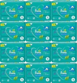 Prima Islak Havlu Mendil Temiz Ve Ferah (Bitki Bazlı) 36 Lı Set (12pk*3) 1872 Yaprak