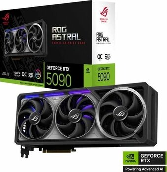 Asus Rog-Astral-Rtx5090-O32g-Gamıng Nvıdıa Geforce Rtx 5090 32Gb Gddr7 512Bit  Oc 2Xhdmı 3Xdp Rgb Dlss4 Ekran Kartı
